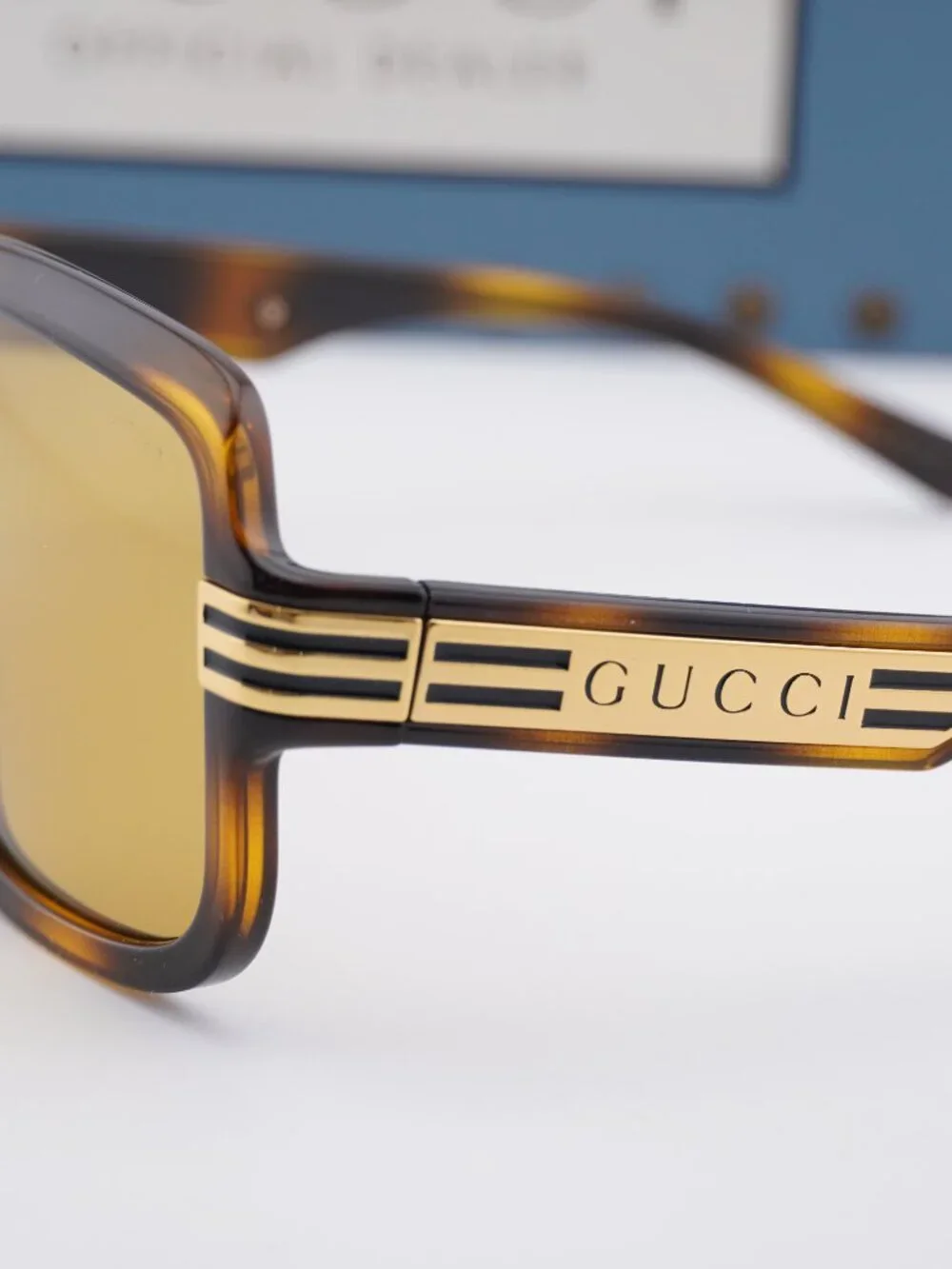 Gucci GG0979S 002 Square Sunglasses - Havana\Brown